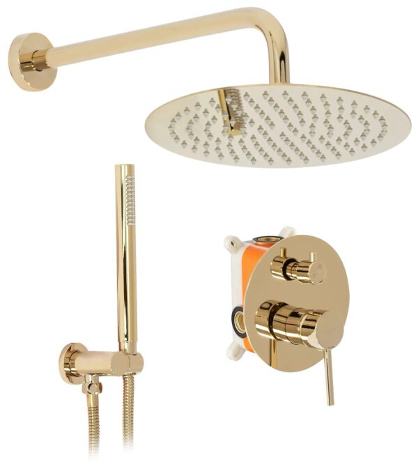 SET DE DUȘ INCASTRAT LUNGO GOLD+BOX