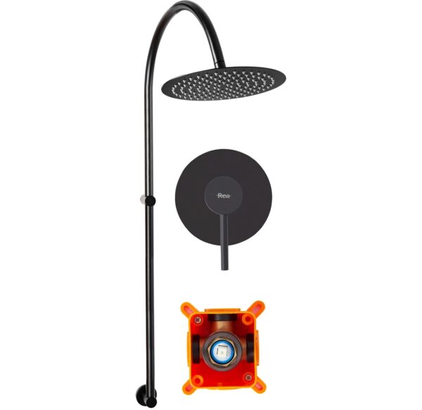 SET DE DUȘ INCASTRAT LUGANO BLACK+BOX