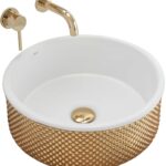LAVOAR PE BLAT HELEN GOLD WHITE