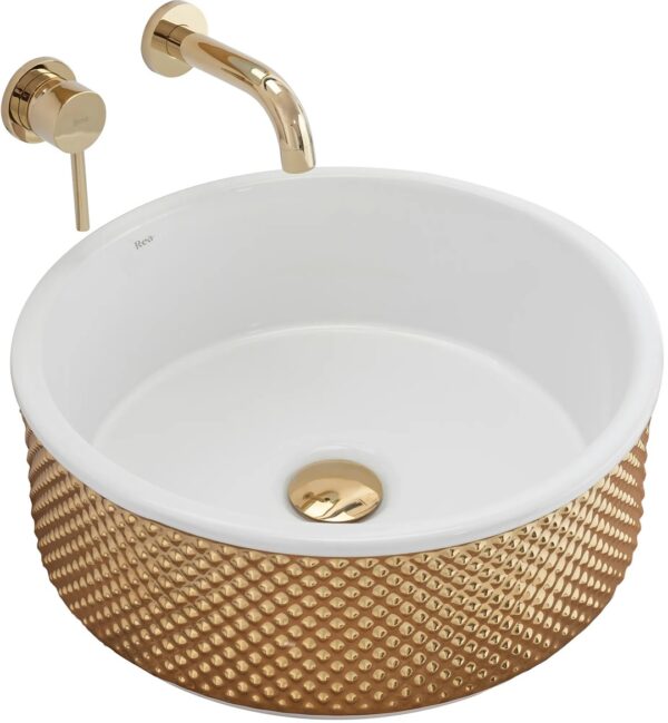LAVOAR PE BLAT HELEN GOLD WHITE