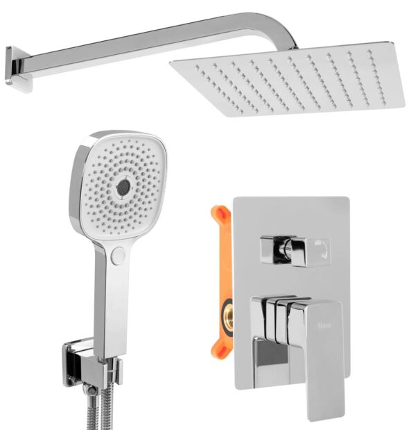 SET DE DUȘ INCASTRAT ORIX CHROME+BOX