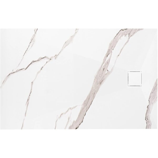 CĂDIȚA DUȘ MAGNUM CARRARA WHITE 80x100