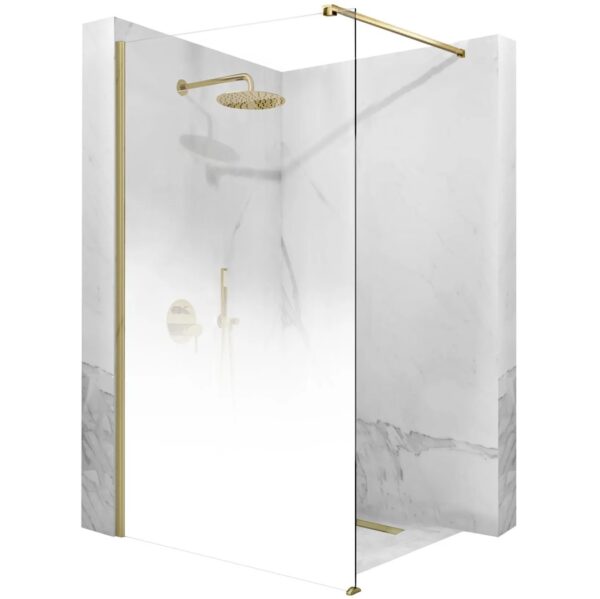 PARAVAN DE DUȘ AERO OMBRE GOLD WHITE 100