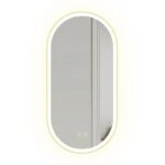 Oglinda LED OVL GOLD 50X100CM