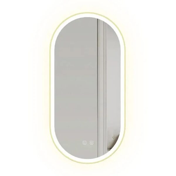 Oglinda LED OVL GOLD 50X100CM