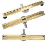 RIGOLA DUȘ NEOX SLIM PRO GOLD BRUSH 1000