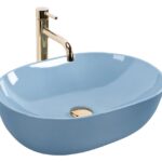 LAVOAR PE BLAT LISA LIGHT BLUE SHINY