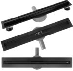 RIGOLA DUȘ NEOX SLIM PRO BLACK 500