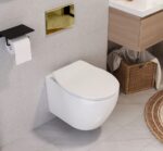 BUTON F PENTRU CADRU WC GOLD - imagine 2