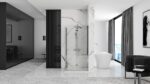 CABINA DE DUȘ FOLD N2 CHROME 70 - imagine 12