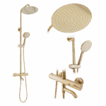 COLOANA DE DUȘ LUNGO GOLD+TERMOSTAT - imagine 6