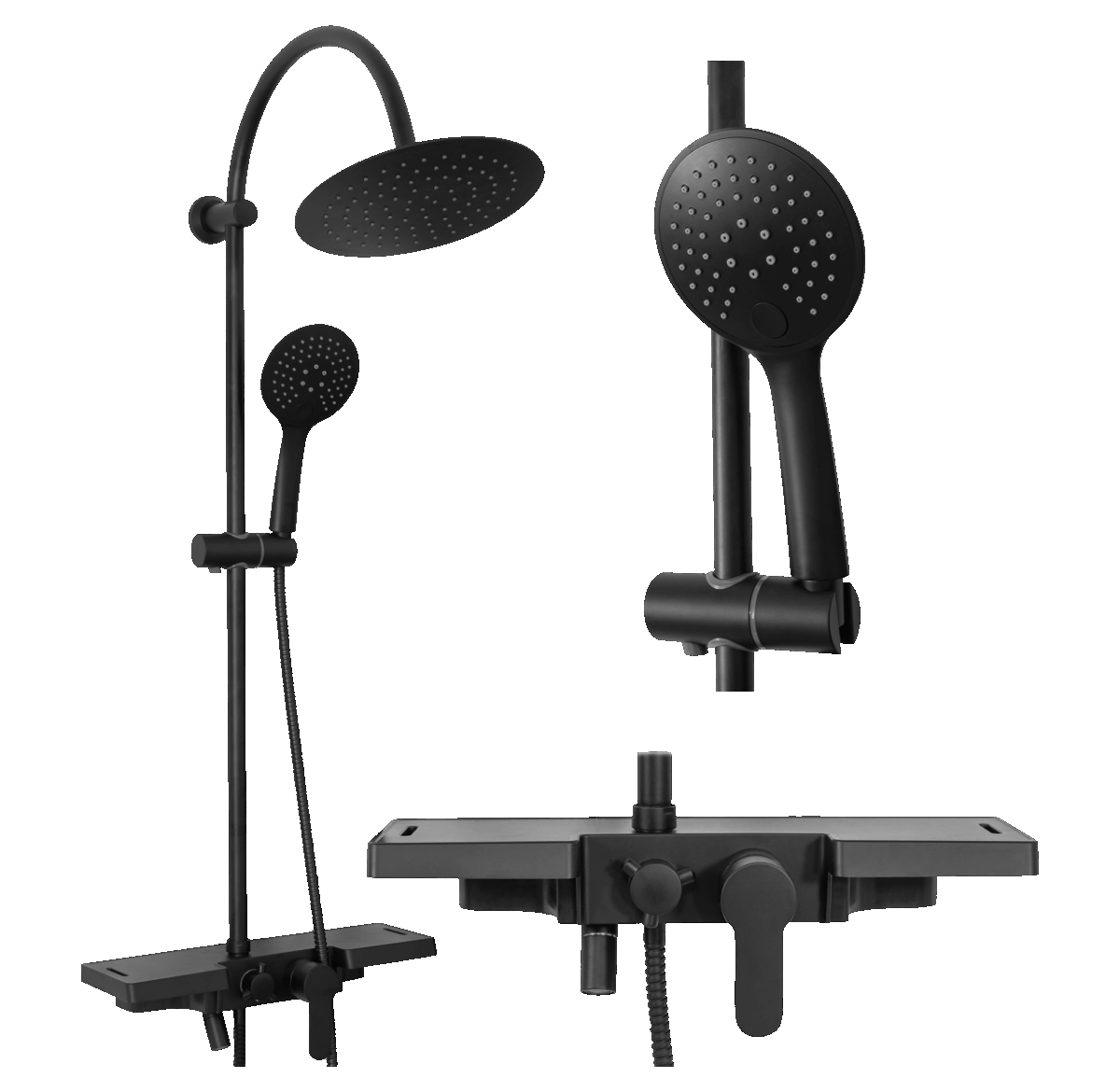 COLOANA DE DUȘ VIGO BLACK — изображение 4