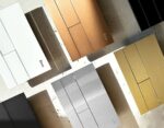 CLAPETA BUTON DE ACTIONARE PENTRU REZERVOR INCASTRAT STEEL AUR GOLD MAT BRUSHED PERIAT - imagine 5