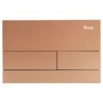 CLAPETA BUTON DE ACTIONARE PENTRU REZERVOR INCASTRAT STEEL AUR GOLD MAT BRUSHED PERIAT - imagine 6