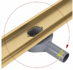 RIGOLA DUȘ NEOX PRO GOLD BRUSH 1000 - imagine 7