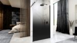 PARAVAN DE DUȘ AERO OMBRE 120 BLACK - imagine 2