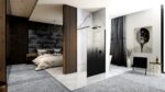 PARAVAN DE DUȘ AERO OMBRE 120 BLACK - imagine 8