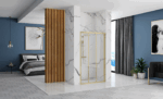 UȘA DE DUȘ ALEX BRUSH GOLD 90 - imagine 4