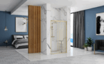 UȘA DE DUȘ ALEX BRUSH GOLD 90 - imagine 5