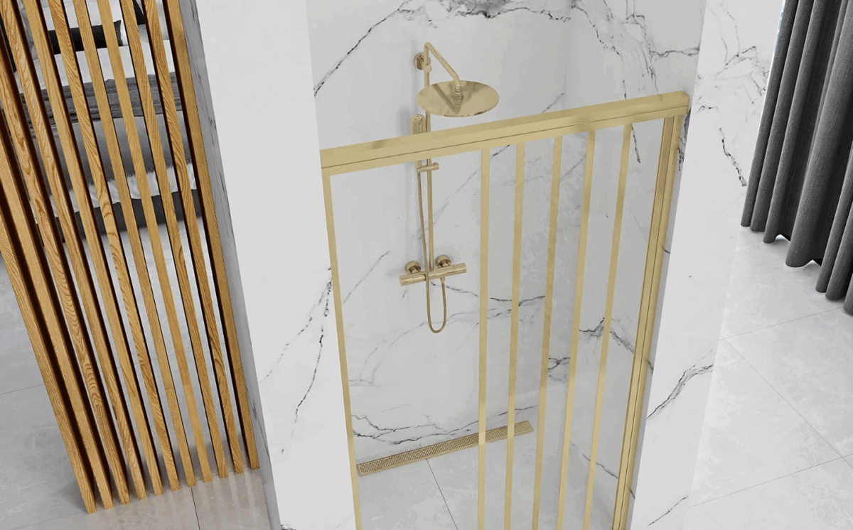 UȘA DE DUȘ ALEX BRUSH GOLD 90 - imagine 7
