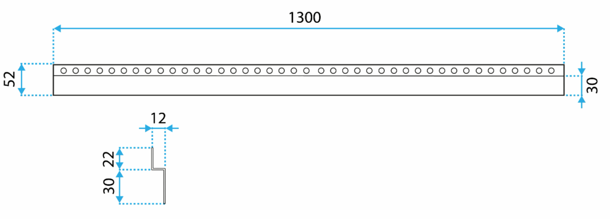 PROFIL DE PANTA CĂDIȚA DUȘ GOLD 130cm - imagine 7