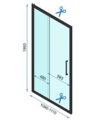 UȘA DE DUȘ RAPID SLIDE GOLD 110 — изображение 9