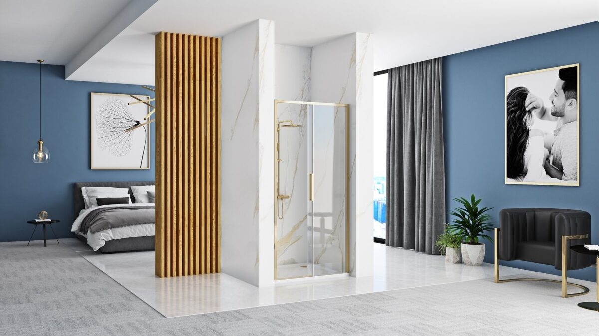 UȘA DE DUȘ RAPID SLIDE GOLD 120 - imagine 8