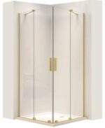 CABINA DE DUȘ MONTANA BRUSH GOLD 90x90 - imagine 4