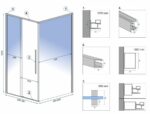 CABINA DUS SOLAR GOLD 90x120 - imagine 5