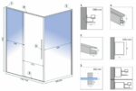 CABINA DUS SOLAR GOLD 90x120 - imagine 7