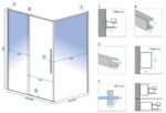 CABINA DUS SOLAR GOLD 90x120 - imagine 8