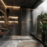 CABINA DUS SOLAR GOLD 90x120 - imagine 9
