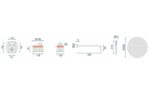 SET DE DUȘ INCASTRAT LUNGO COPPER+TERMOSTAT - imagine 2