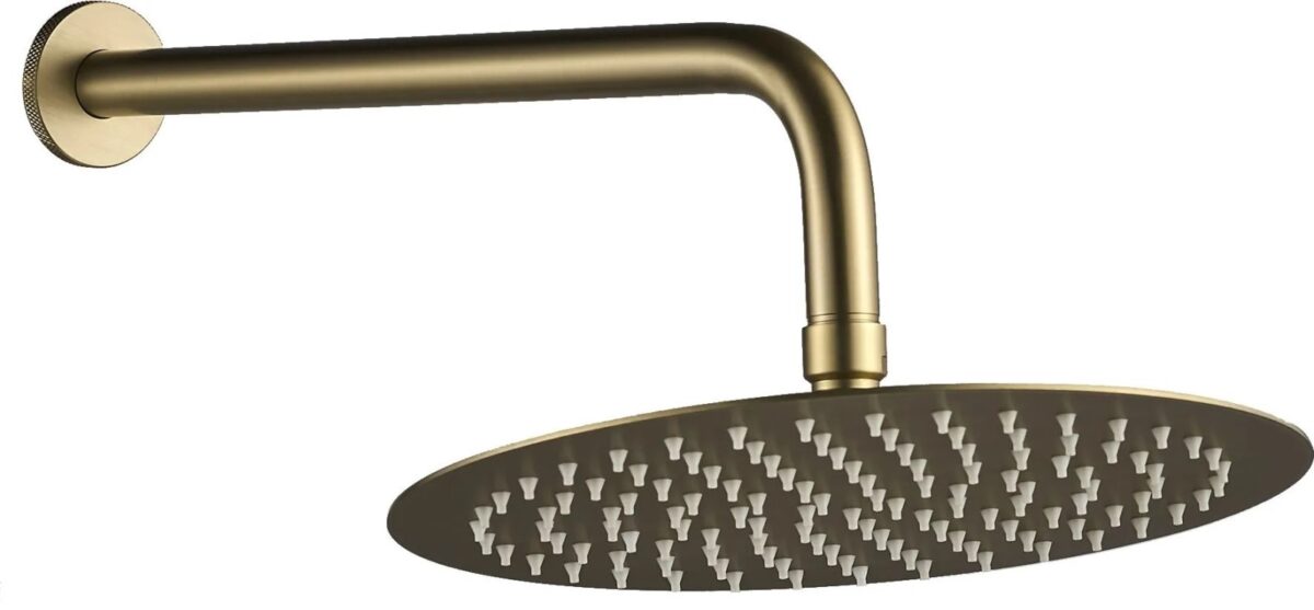 SET DE DUȘ INCASTRAT LUNGO GRIP GOLD BRUSH+BOX - imagine 3