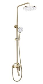 COLOANA DUȘ-CADA DROP GOLD BRUSHED AUR MAT PERIAT - imagine 3