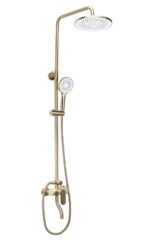 COLOANA DUȘ-CADA DROP GOLD BRUSHED AUR MAT PERIAT - imagine 4
