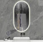 Oglinda LED OVL GOLD 50X100CM - imagine 6