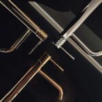 Baterie lavoar HIGHT Lungo Diamond, crom - imagine 2