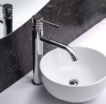 Baterie lavoar HIGHT Lungo Diamond, crom - imagine 5