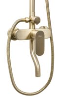 COLOANA DUȘ-CADA DROP GOLD BRUSHED AUR MAT PERIAT - imagine 9