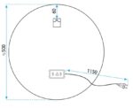 OGLINDA LED FFJ 80CM - imagine 6