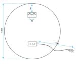 OGLINDA LED FFJ 80CM - imagine 10