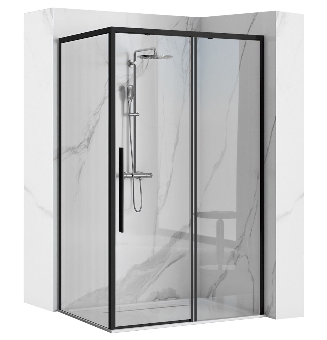 44146_0_11726 CABINA DE DUȘ SOLAR BLACK 90x120 - imagine 1