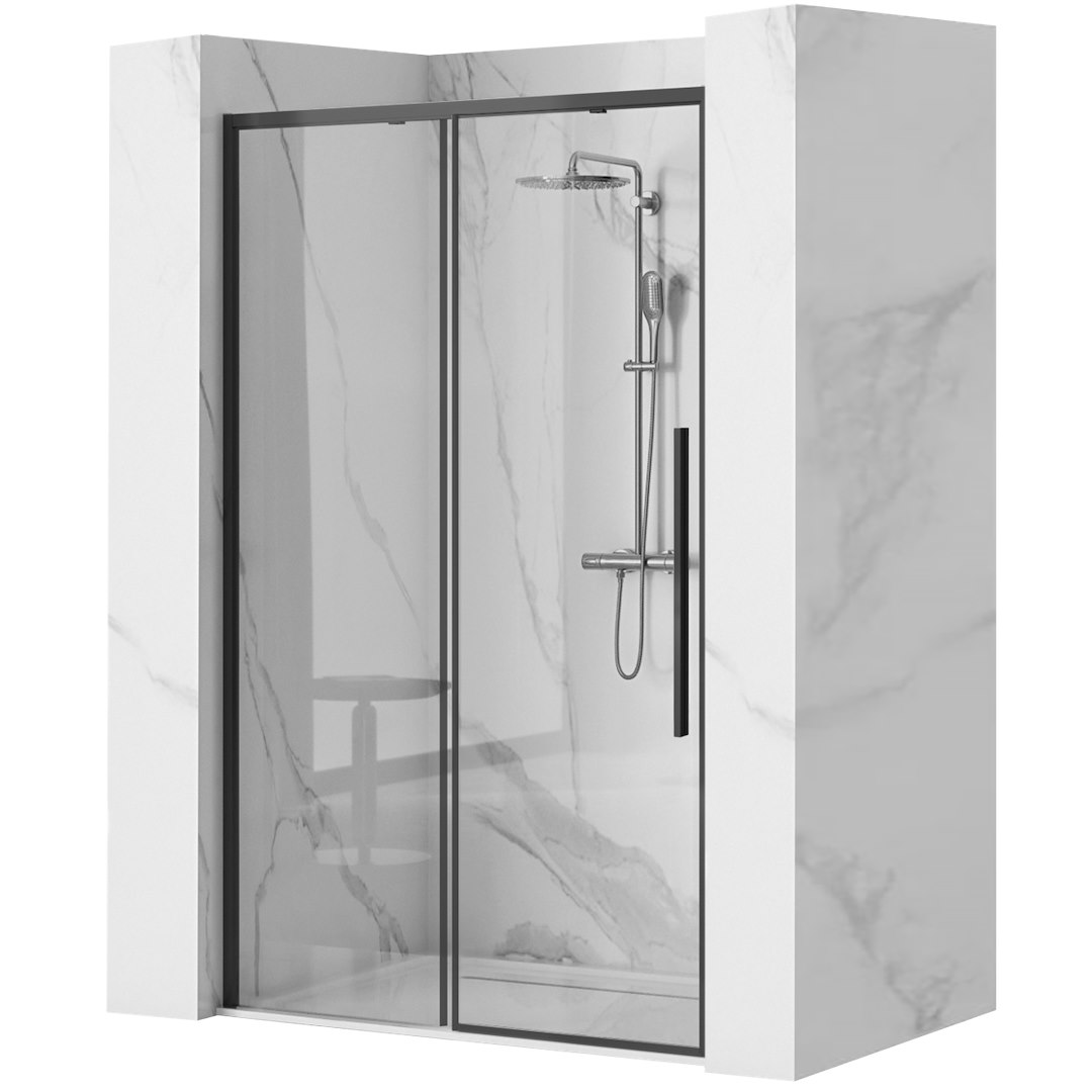 45922_0_11729 UȘA DE DUȘ SOLAR BLACK 100 - imagine 1