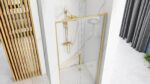PERETE DE DUS RAPID SLIDE GOLD MAT BRUSH PERIAT 160 - imagine 4