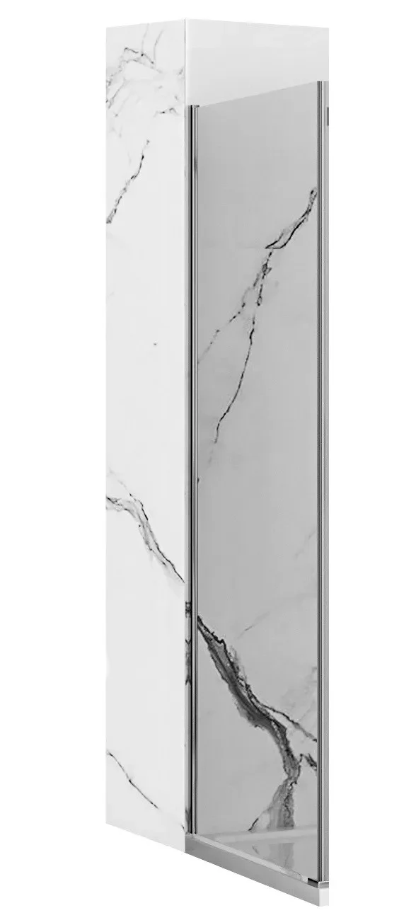 PARAVAN DE DUȘ NIXON-2 CHROME 100