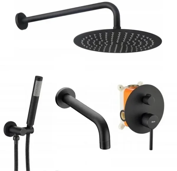 SET DE DUȘ INCASTRAT LUNGO BLACK