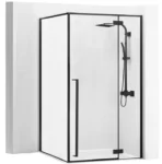CABINA DE DUȘ FARGO BLACK 80x100