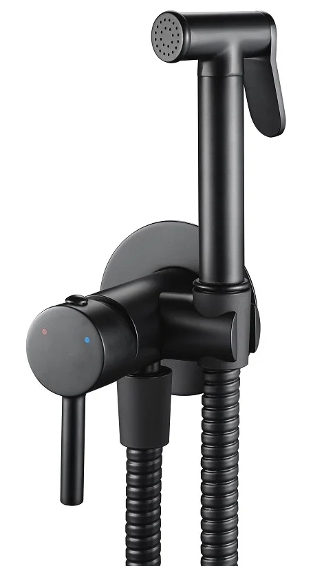 DUȘ IGIENIC PENTRU BIDEU LUNGO LOOP BLACK