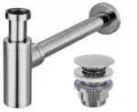 SIFON PENTRU LAVOAR CLICK-CLACK CHROME